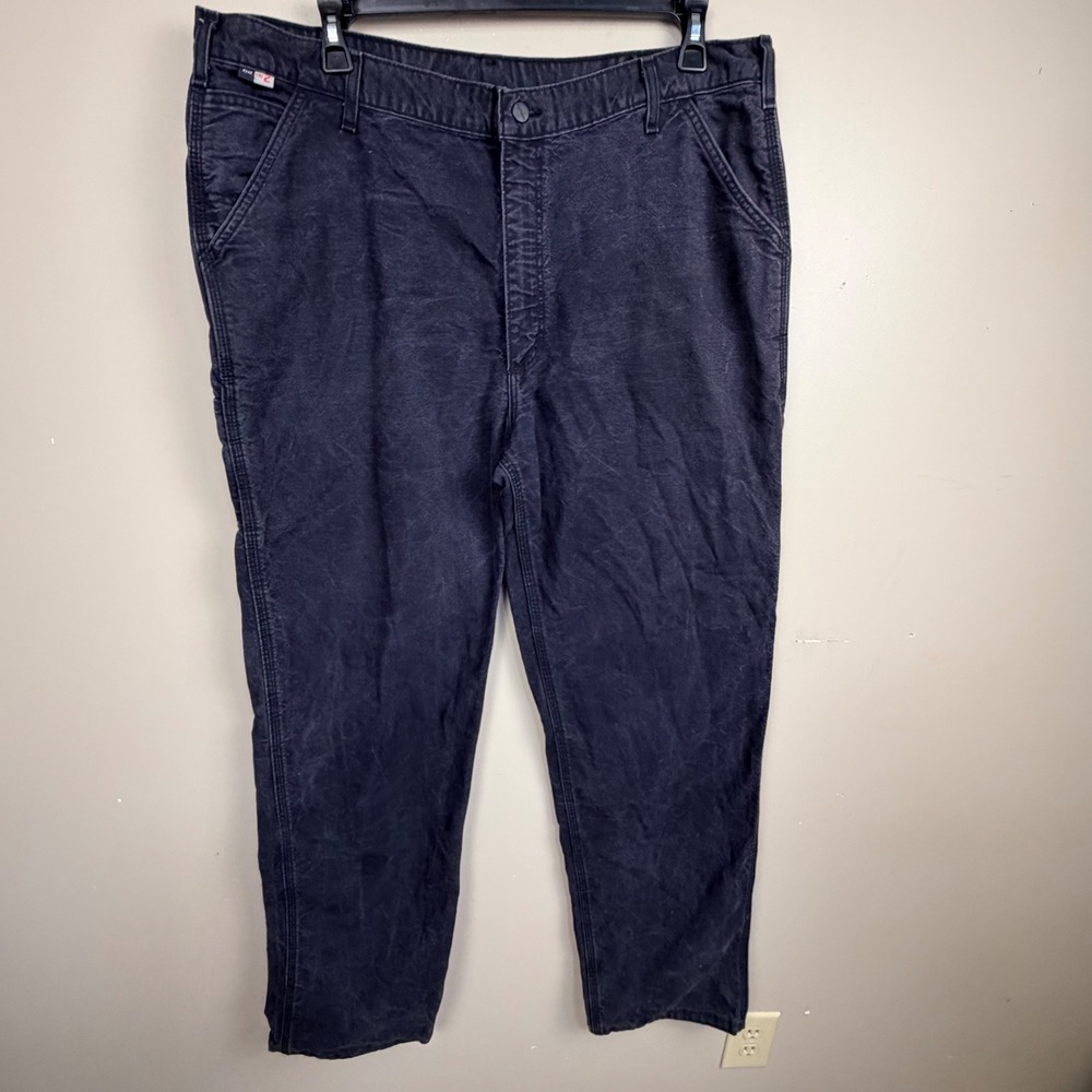 Carhartt FR Flame Resistant Work Pants Mens 40x36 Black Original Fit 100791-001